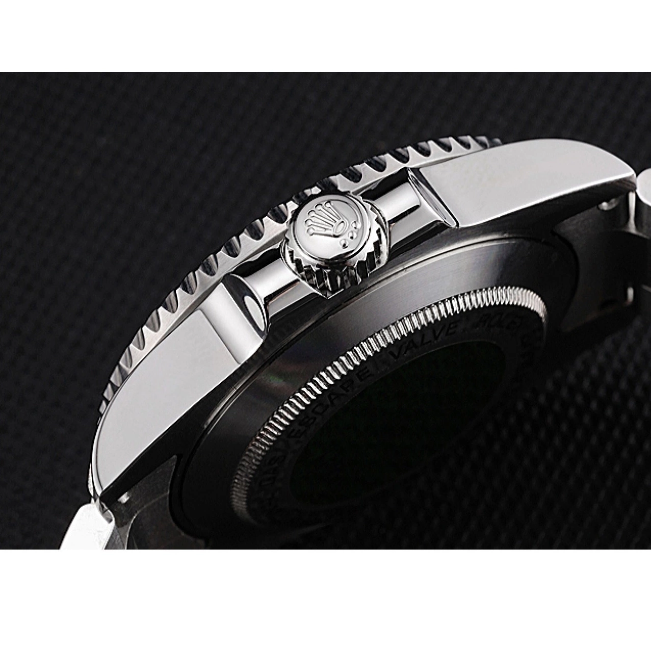 Aaa replica watch Rolex Stainless Case Steel Bracelet Sky Black 622837 Dwellerr Dial And 0821